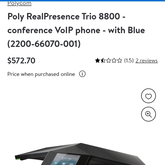 Polycam RealPresence Trio 8800 phone - Picture 3 of 3